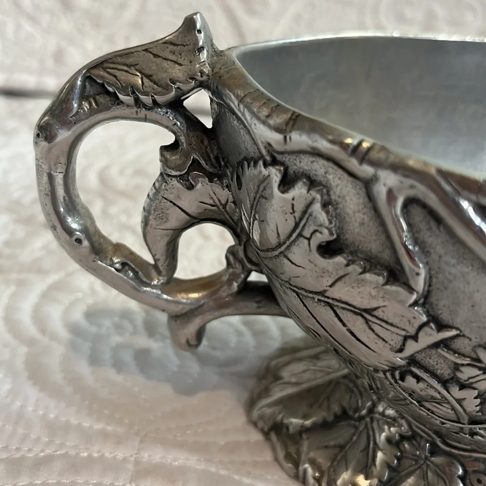 Grape (Aluminum Hollowware)‎ sauce boat by ARTHUR COURT